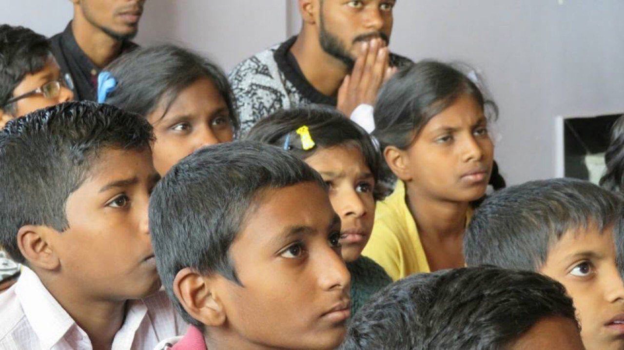 Children from a community supported by Face of Hope